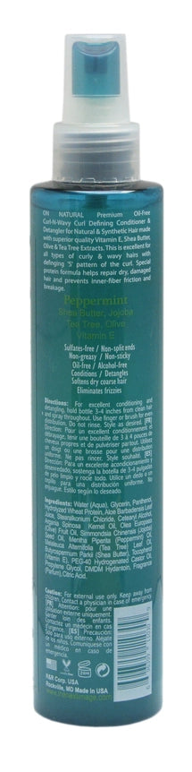 On Natural - Curl N Wavy - Detangler [Peppermint] 8oz