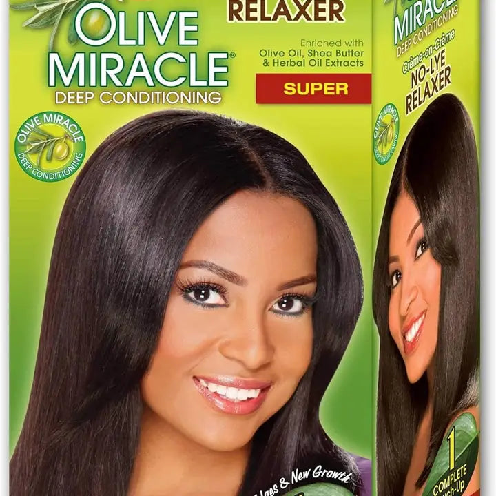 African Pride Olive Miracle Deep Conditioning No-Lye Relaxer