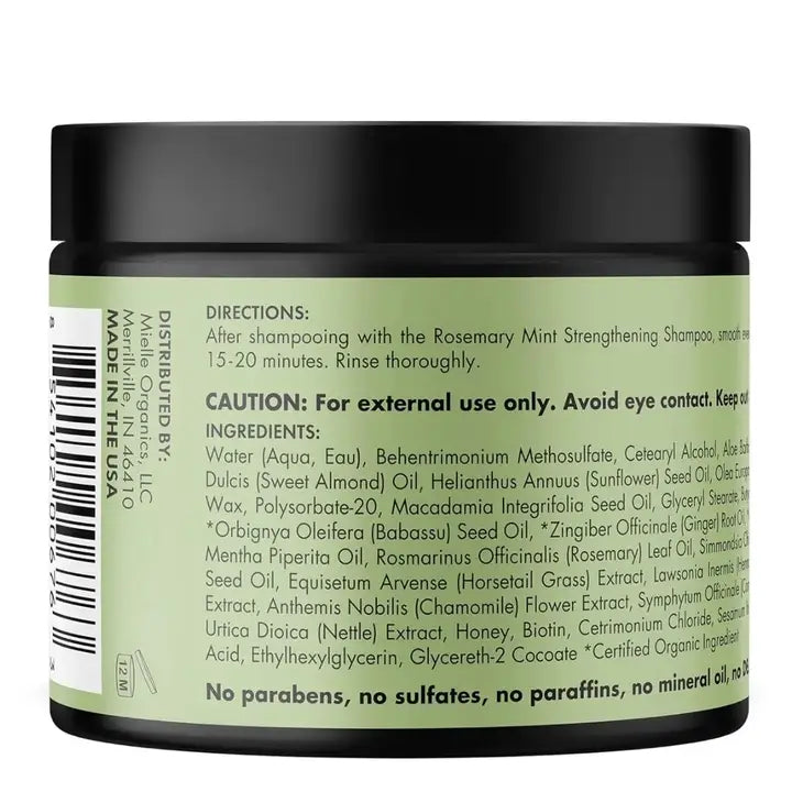 Rosemary Mint Strengthening Hair Masque